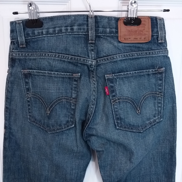 Mens Levis Jeans 511 Skinny 27W 27L preowned Red Tab - Picture 5 of 10